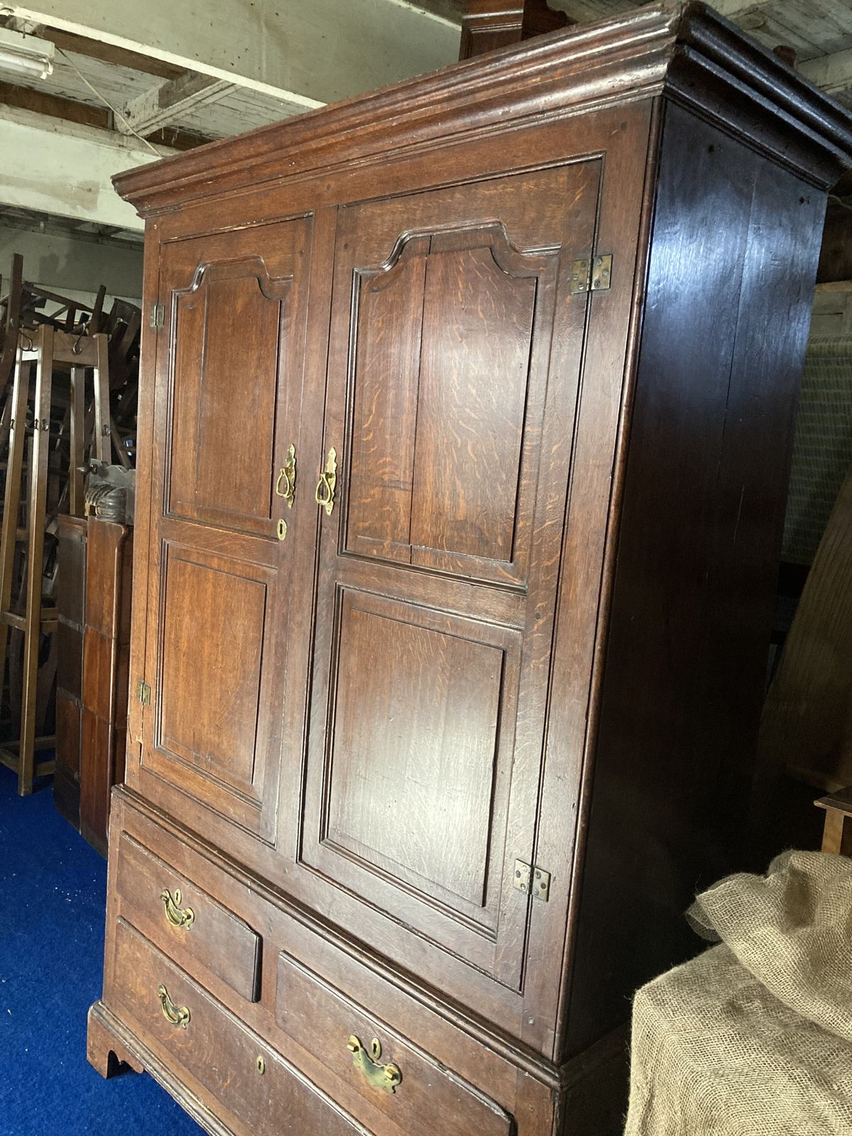 photo furniture Oak Harness / Cloakroom /Housekeepers/Maids/Pantry Cupboard