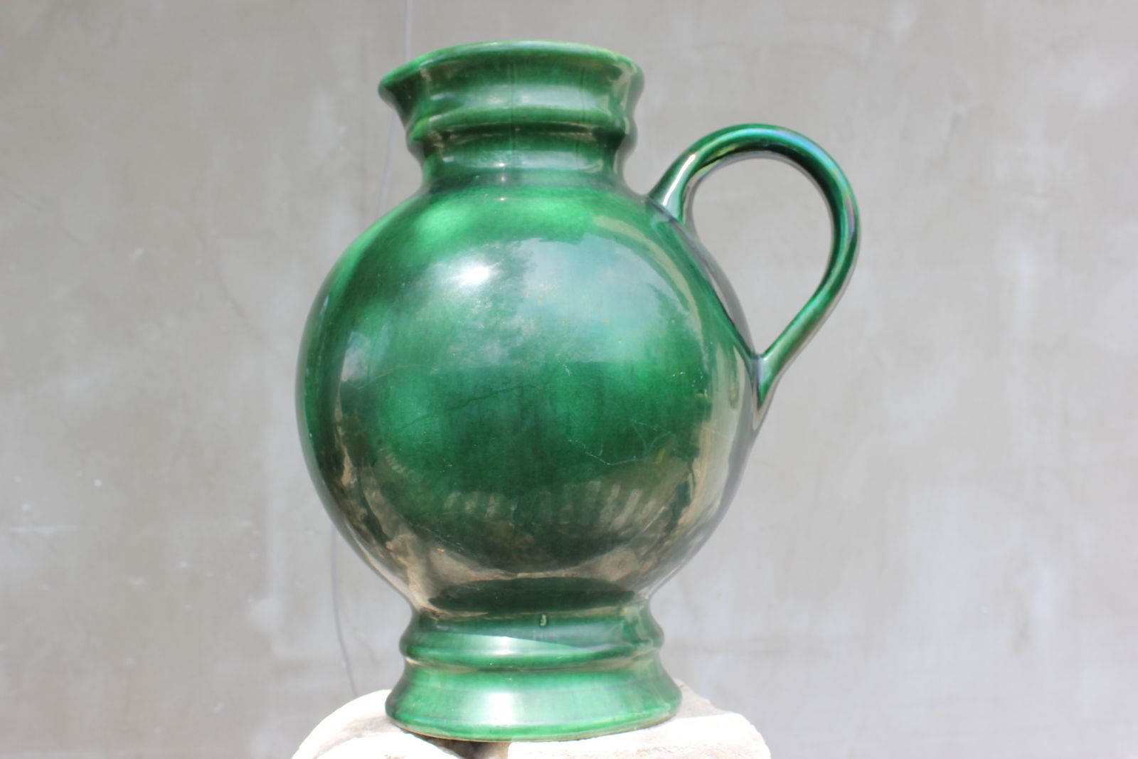Large Ceramic Green Vase Holiday Gift Rustic Style Handmade Pottery Farmhouse Decor Anniversary Gift Flower photo furniture