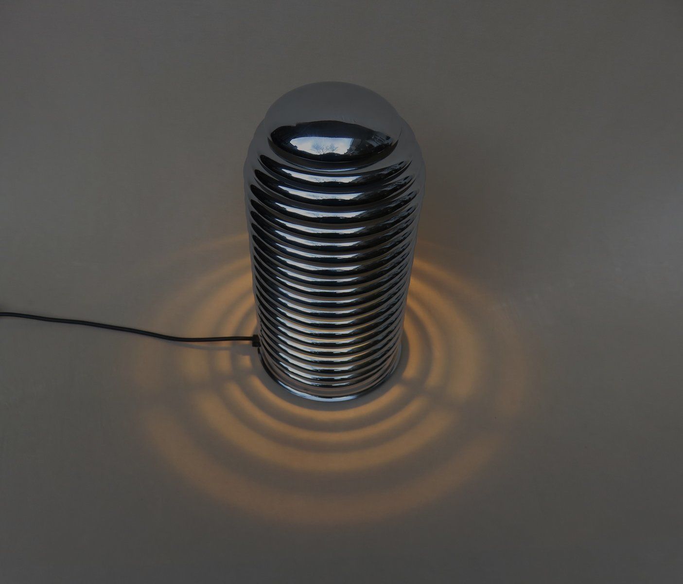 Large Chrome Plated Table Lamp Saturno By Kazuo Motozawa For Staff, 1970s photo 3735.75