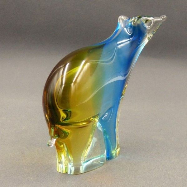 Murano Glass Figure By Livio Seguso Italy 1950   1959 photo for sale