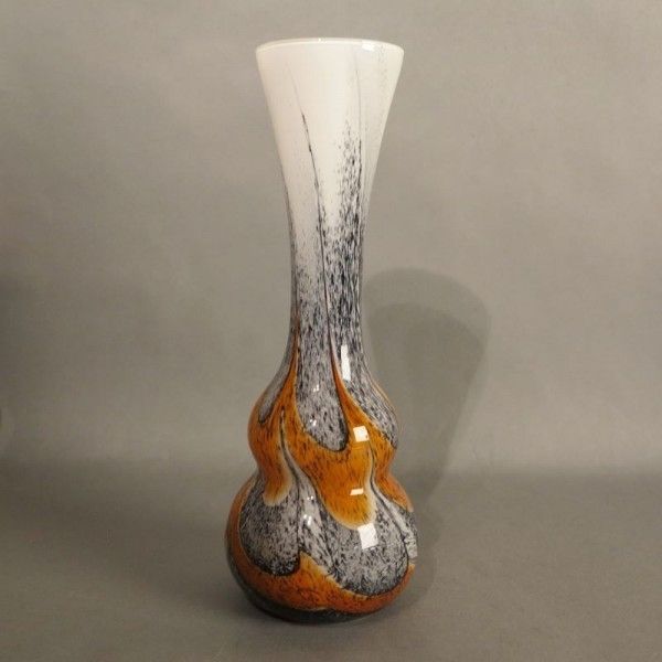 Murano Glass Vase By Carlo Moretti Italy 1960   1970