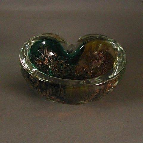 Murano Ashtray. Fratelli Toso. Italy. 1950   1955. photo furniture