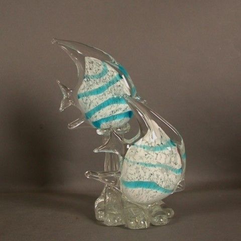 Murano Centerpiece Angelfish. Archimede Seguso. Italy. 1960   19 photo Art