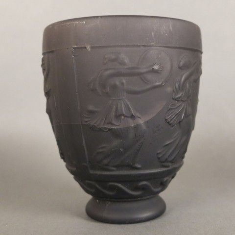 Art Nouveau Relief Glass Vase By Georges De Feure. France 1910 photo furniture