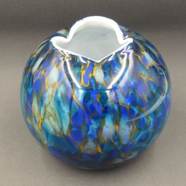 Artist Glass Vase By Hans Jürgen Richartz. 1970   1979