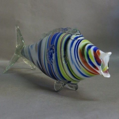 Big Glass Fish. Murano. Italy 1950   1955