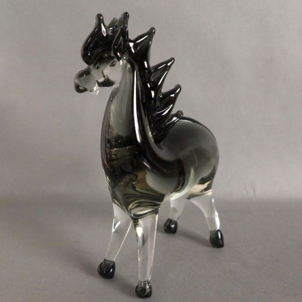 Murano Horse Made Of Glass Italy 1950   1960 photo Art