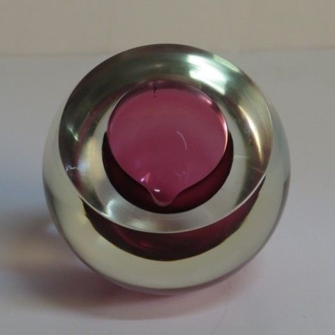 Murano Somerso Glass Ashtray  Antonio Da Ros 1950   1955. photo buy