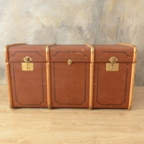 Antique Travel Suitcase. Germany 1900   1920 photo vintage