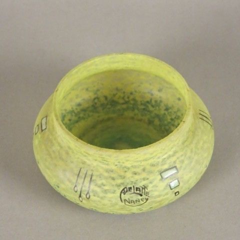 Art Nouveau Glass Bowl By Delatte Nancy. 1900   1920 photo vinterior