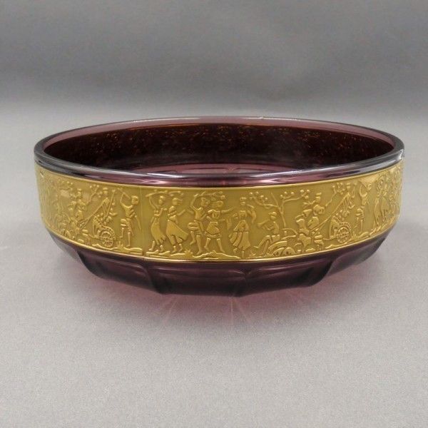 Art Nouveau Glass Bowl By Moser Karlsbad. 1890   1919 photo furniture
