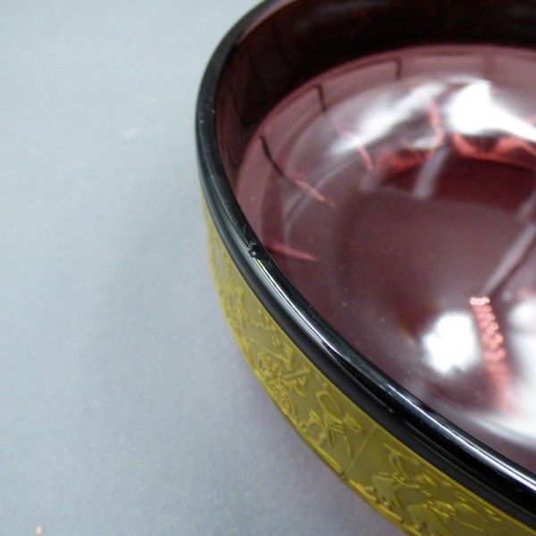 Art Nouveau Glass Bowl By Moser Karlsbad. 1890   1919 photo vinterior