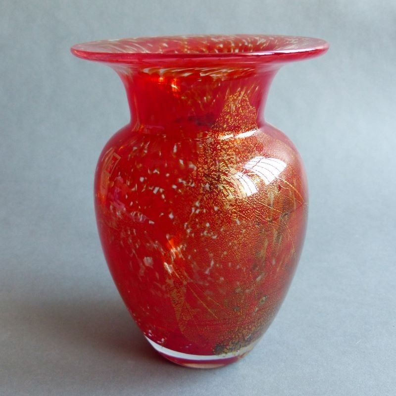 Hand Made Glass Vase From Mdina Glass Malta. 1970   1975 photo Home Decor