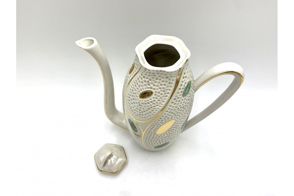 Coffee Service For 6 People, Model "Domino" Ada Chmiel, Steatyt Katowice, 1960s photo vinterior
