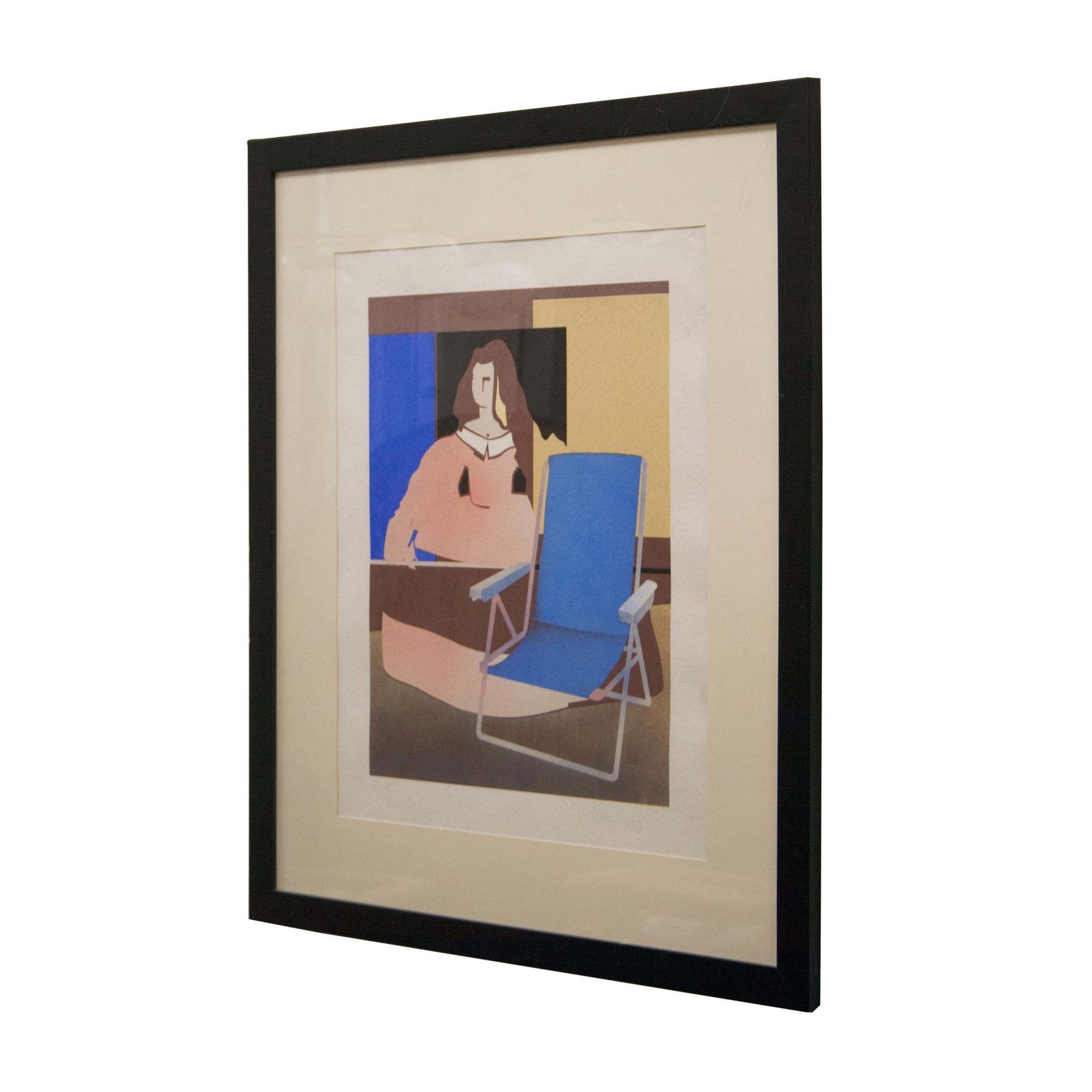 Pop Art "Meninas" Spanish Lithography, Spain, 1980 photo furniture