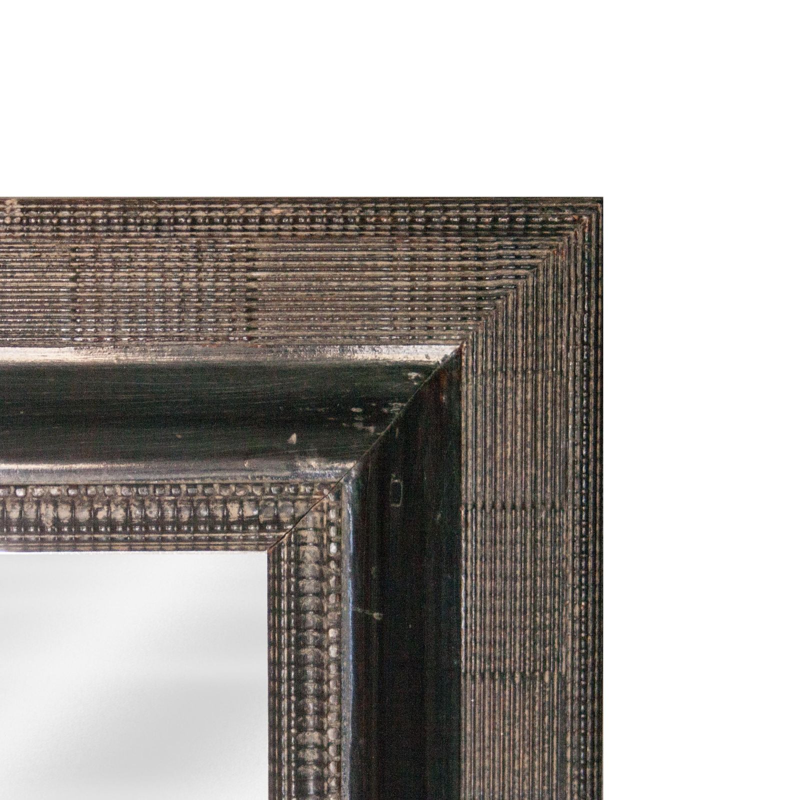 Neoclassical Regency Dark Brown Hand Carved Wooden Mirror, 1970 photo 2427.0