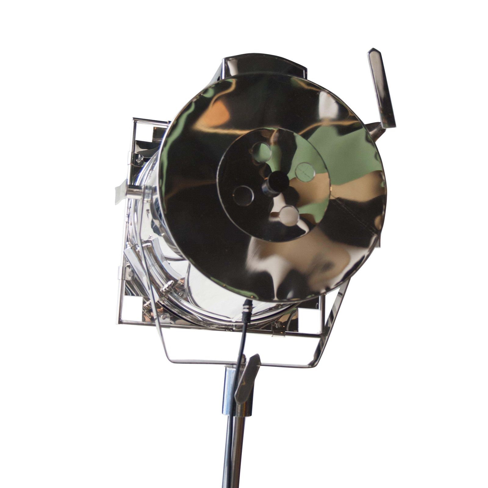 Midcentury Brass British Floor Spotlight, United Kingdom, 1970 photo Lighting