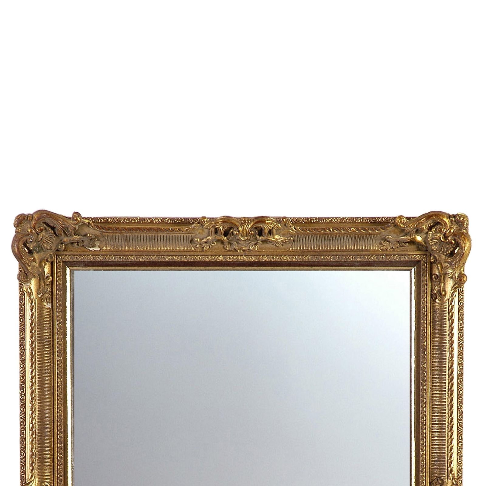 Neoclassical Regency Gold Hand Carved Wooden Mirror, 1970 photo furniture