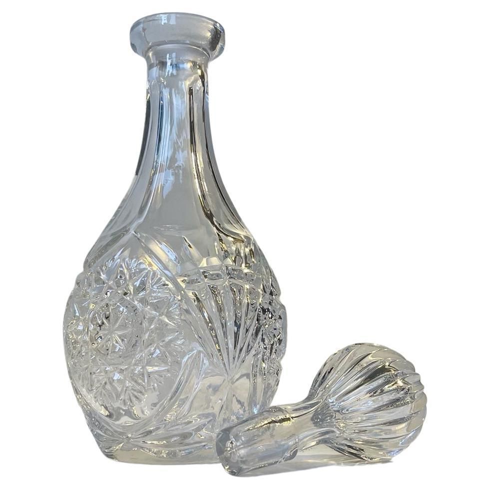 Vintage Bohemian Crystal Decanter