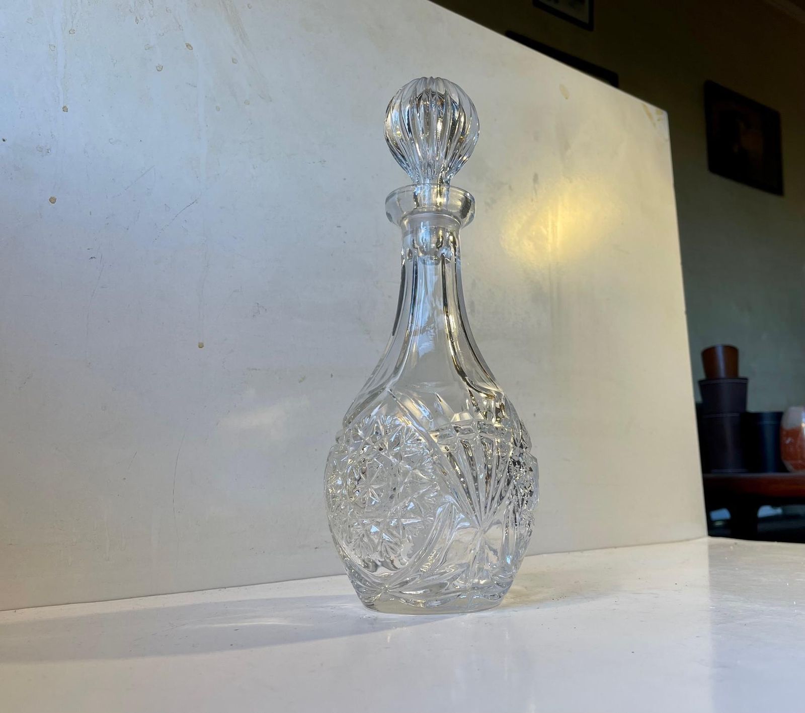 Vintage Bohemian Crystal Decanter photo furniture