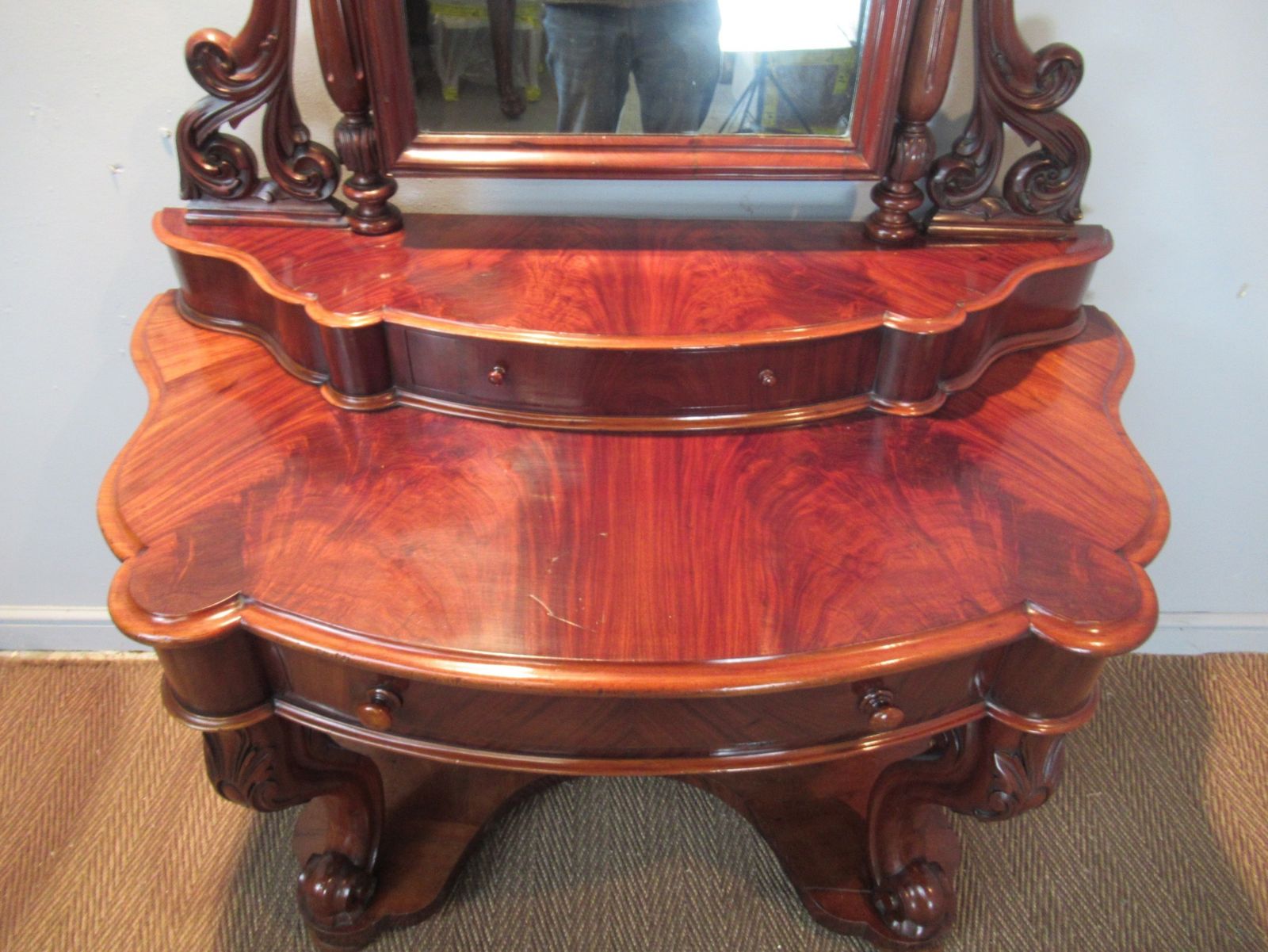 Attractive Victorian Mahogany Duchess Dressing Table photo furniture
