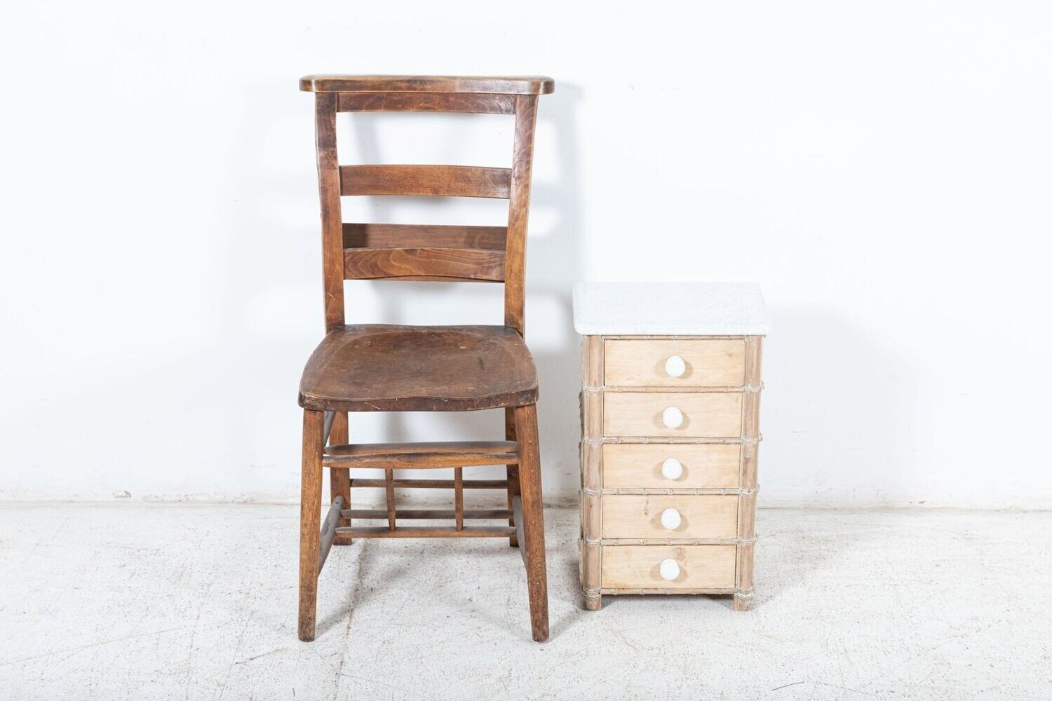 19thc French Faux Bamboo Apprentice Commode photo vinterior