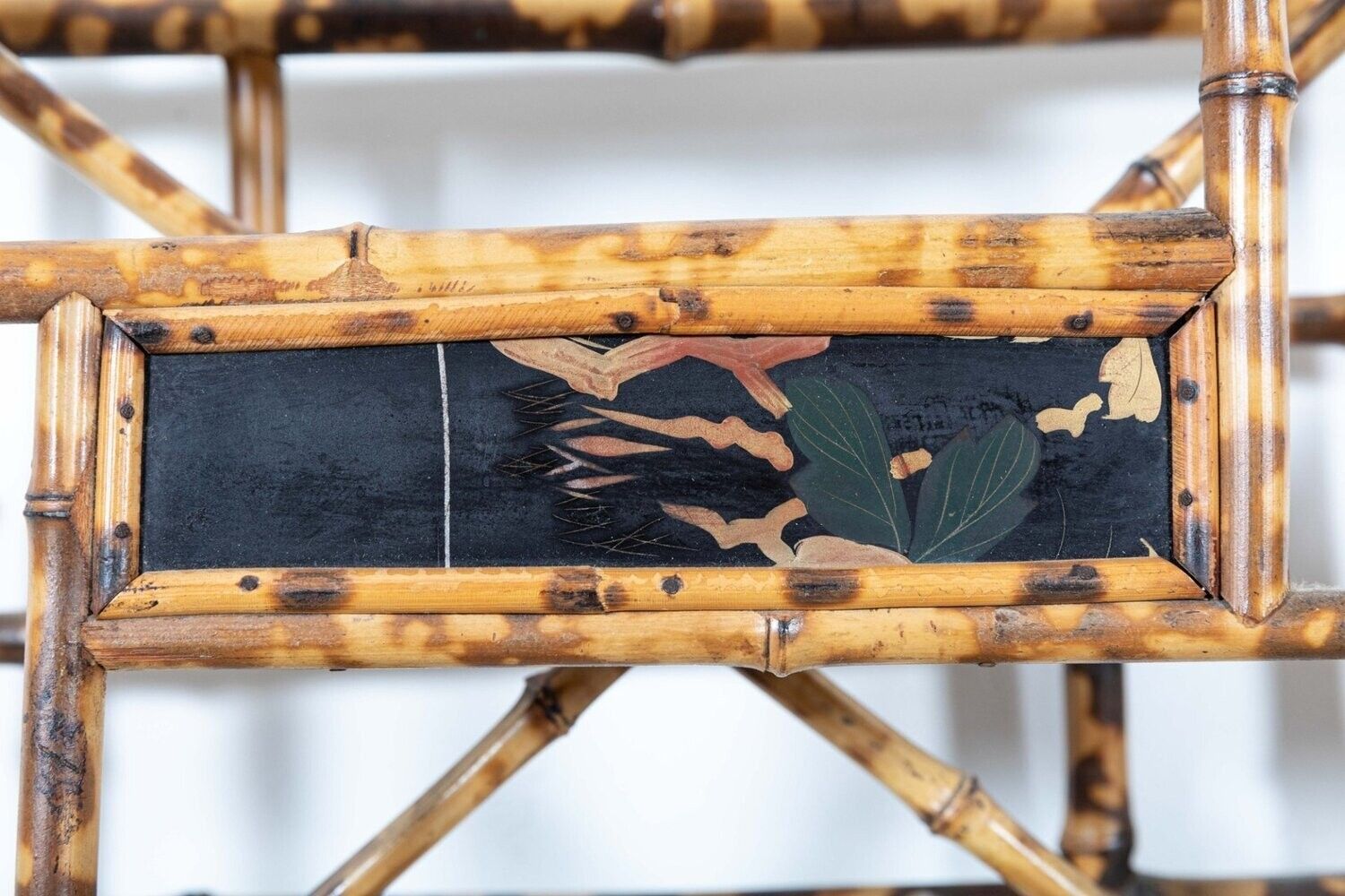 19thc English Bamboo Magazine / Newspaper Rack photo Home Decor