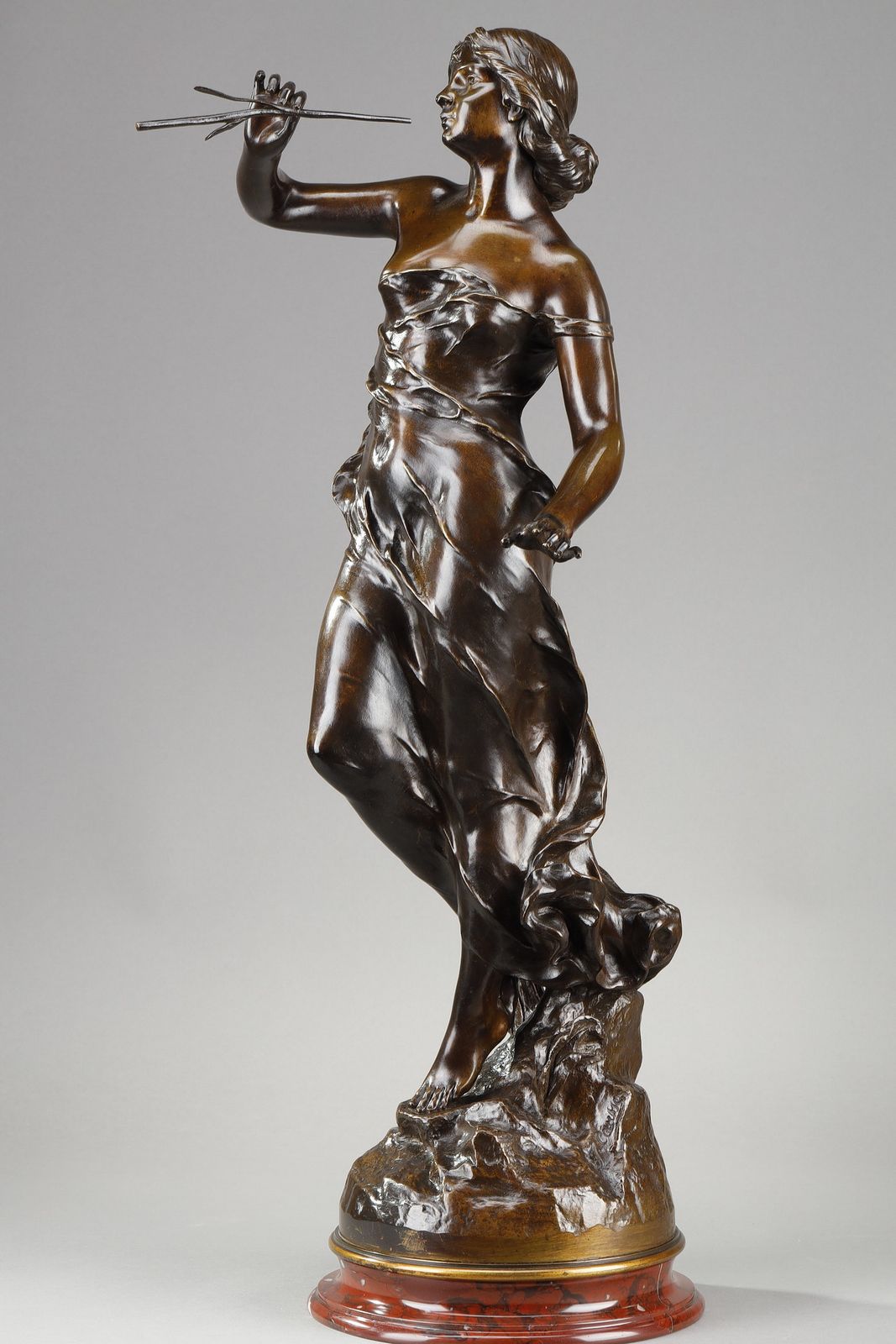 Bronze Sculpture "La Renown", Signed Julien Causse photo for sale