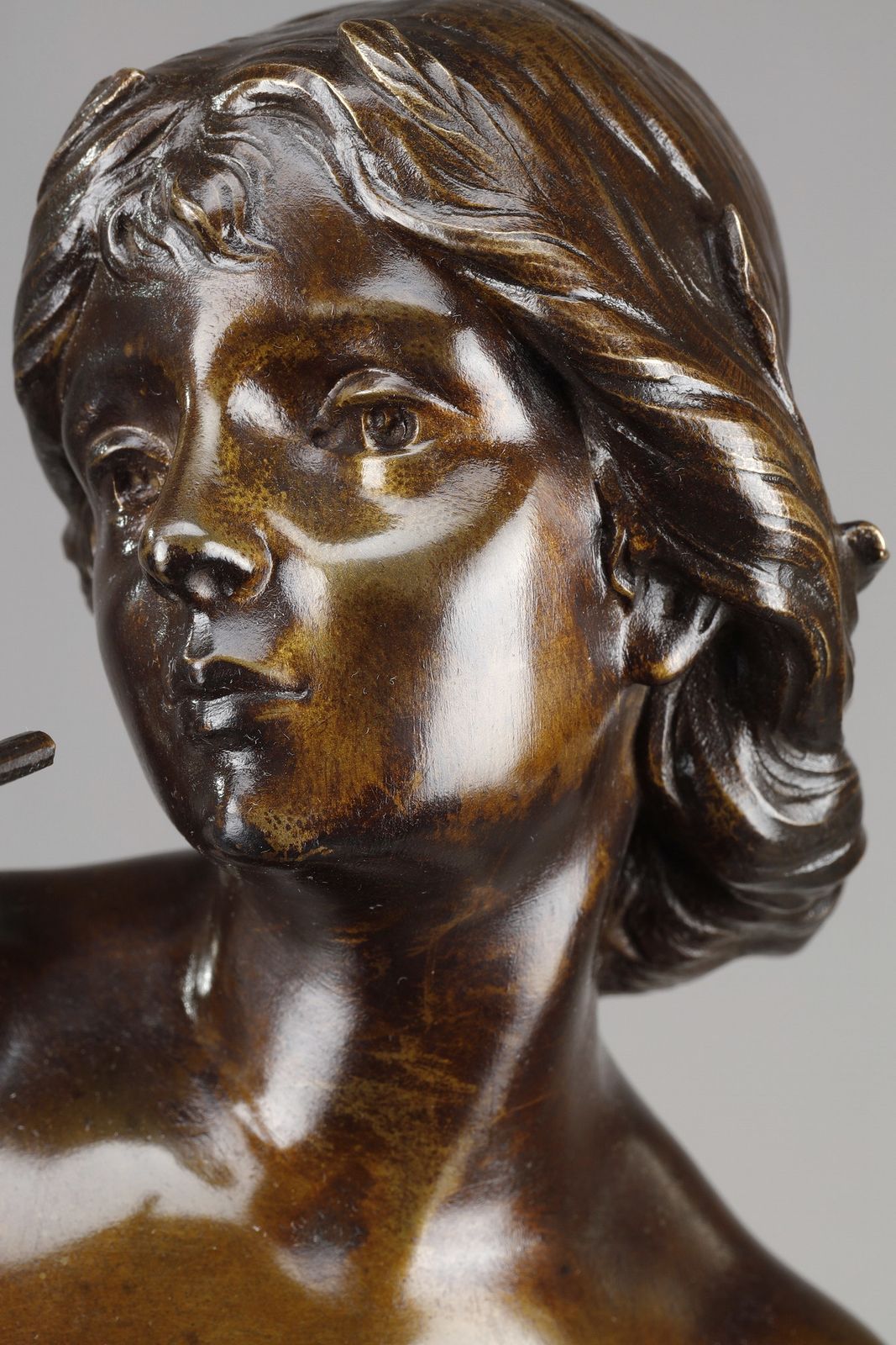 5897.0 Bronze Sculpture "La Renown", Signed Julien Causse photo