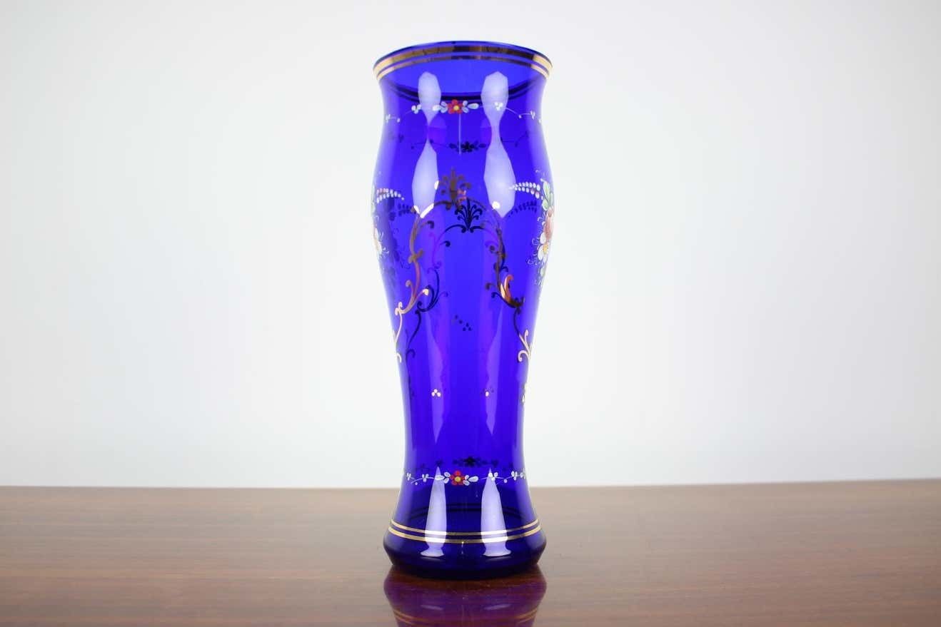 Czech Glass Vase By Novoborské Sklo, 1970s photo furniture