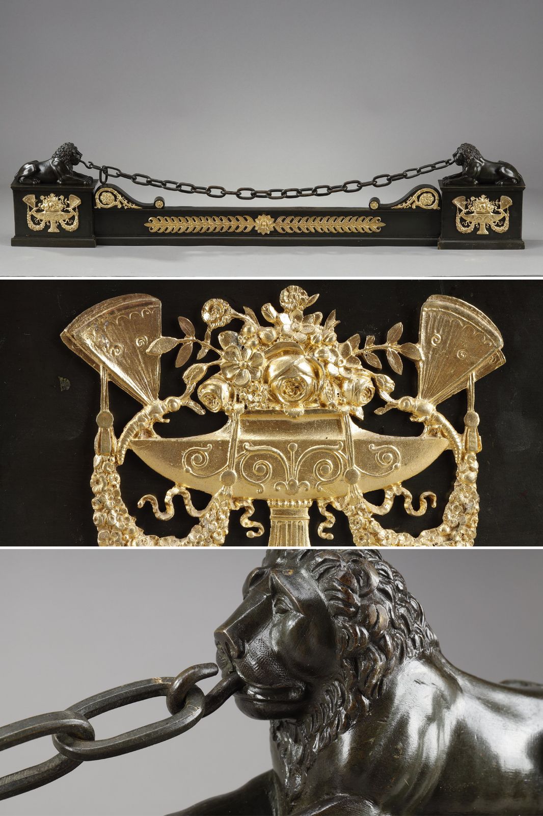 Empire Period Fire Dog, 1800s, Antique