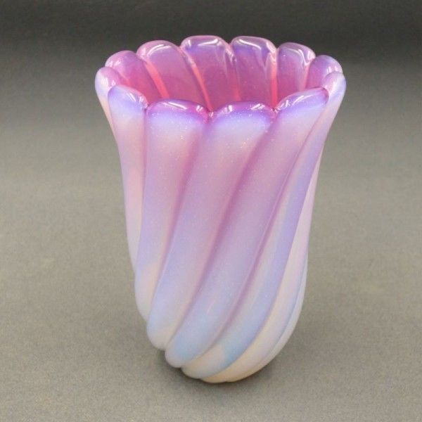 Rare Archimede Seguso Murano Italian Art Glass Vase. 1950   1959
