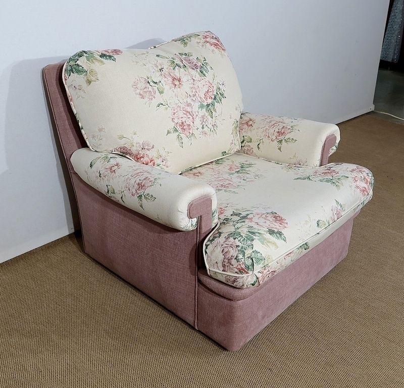 Pair Oflounge Armchairs, English Spirit , 20th Century photo vintage