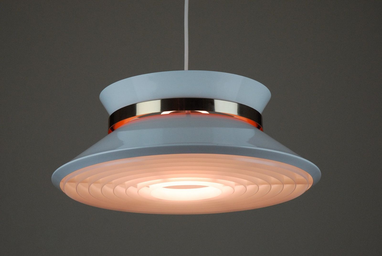 Vintage Swedish Pendant Lamp By Sigurd Lindkvist For Granhaga Metal Industry