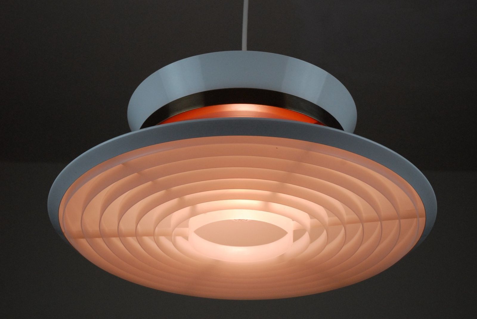 Vintage Swedish Pendant Lamp By Sigurd Lindkvist For Granhaga Metal Industry photo 345.0