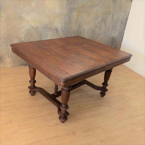 Furniture Antique Wilhelminian Dining Table 1850   1880  Extendable 310 Cm photo