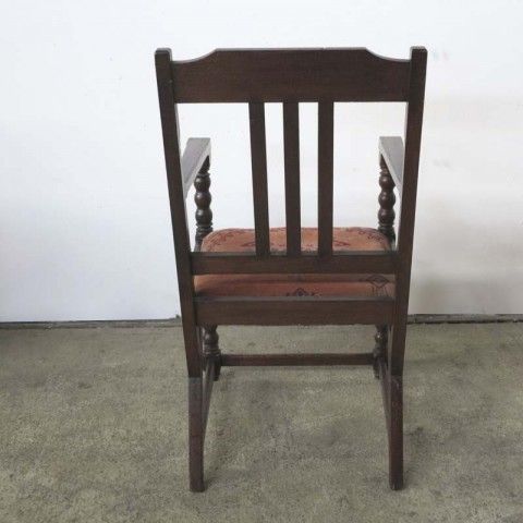 photo vinterior Art Nouveau Armchair With Original Upholstered 1900   1920