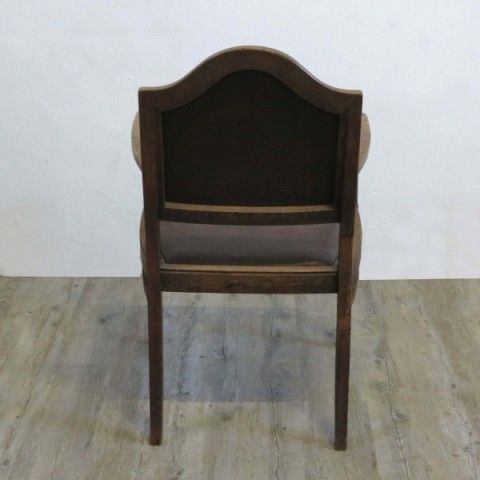 Art Nouveau Chair Wit Armrest And Leather Areas 1900   1910. photo Furniture