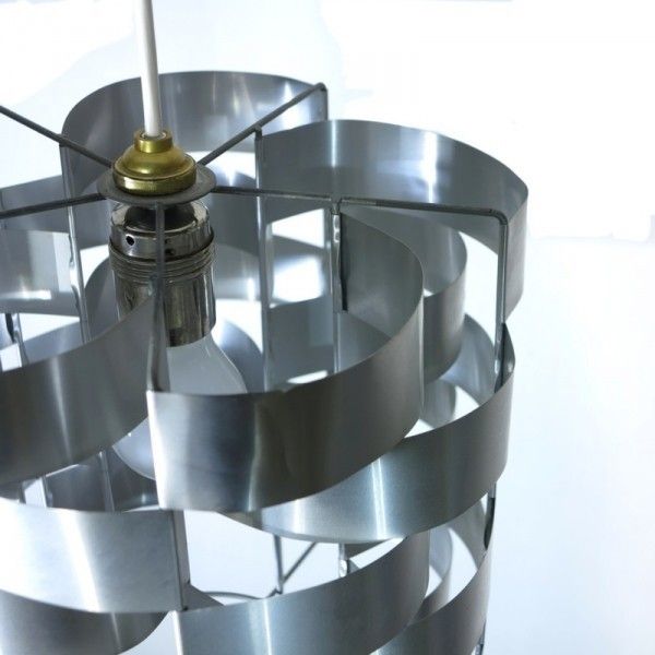 Aluminium Chandelier By Max Sauze. France 1970   1975 photo vinterior