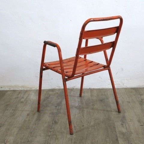Industrial Design. Tubular Steel Chair photo vintage