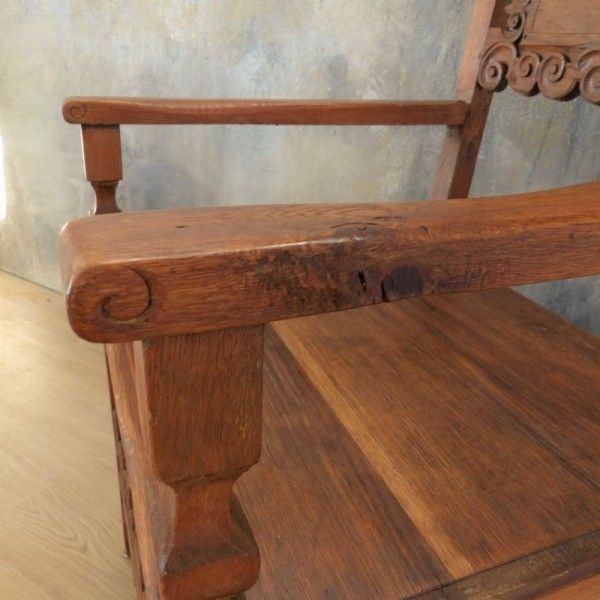 Carved Throne Chair Wilhelminian 1850 1880 photo vinterior