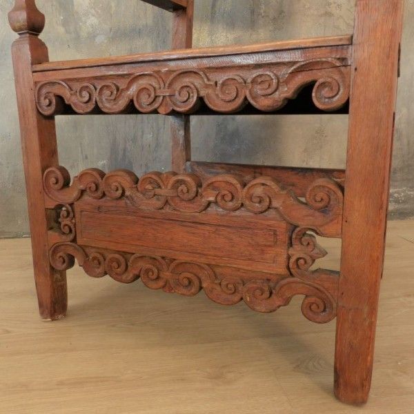 Carved Throne Chair Wilhelminian 1850 1880 photo buy