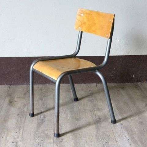 School Chair In The Style Of Prouve.