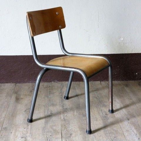 photo furniture School Chair In The Style Of Prouve.