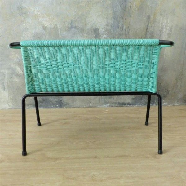 photo furniture Green Seating Group Made Of Tubular Steel And Plastic  1960   1970