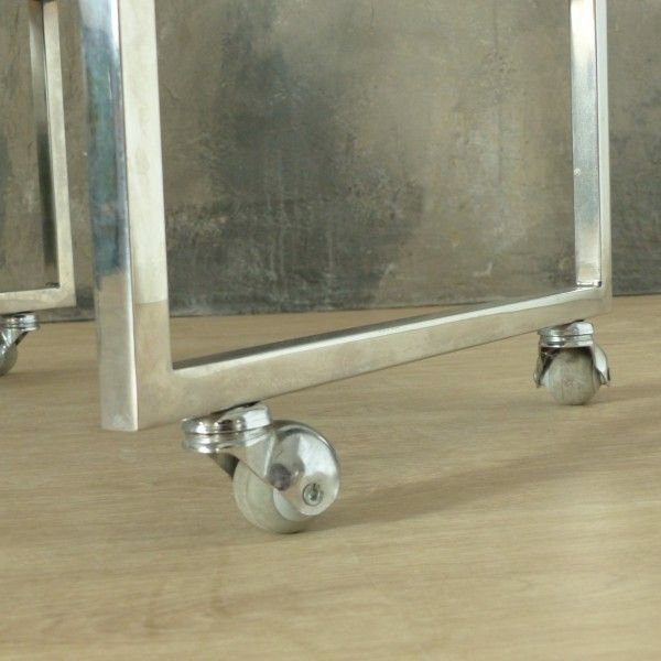 photo for sale Four Vintage Upholstered Chairs With Chrome Feets. 1960   1969