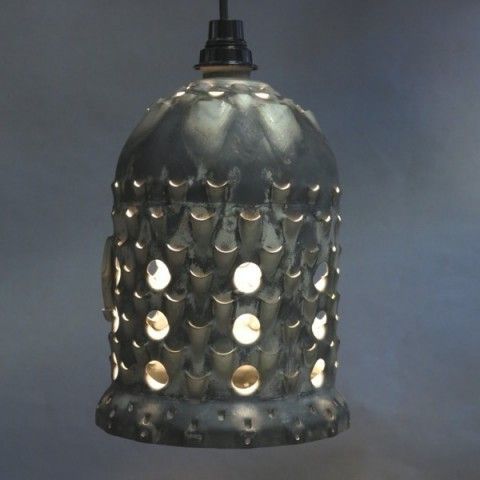 Industrial Design Lamp. Exhaust System From A Fokker Aircraft. 1940. photo furniture