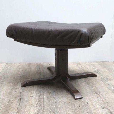 Vintage Armchair With Ottoman. photo Furniture