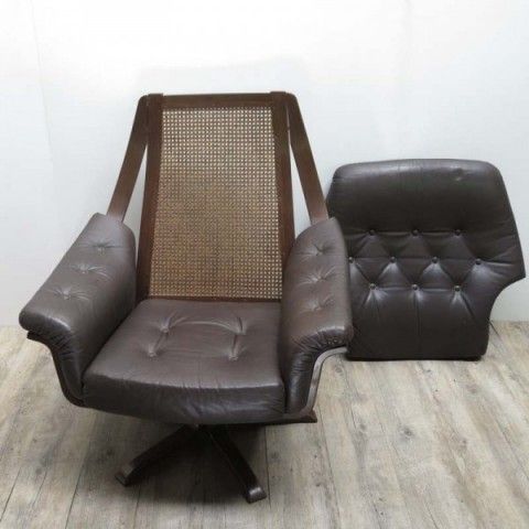 photo buy Vintage Armchair With Ottoman.