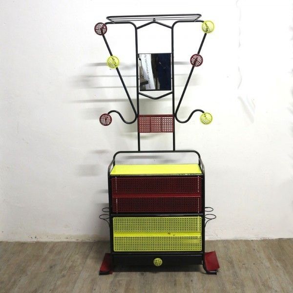 Vintage Coat Rack In The Style Of Mathieu Mategot.